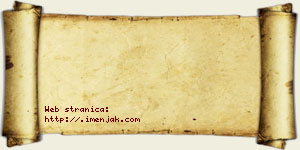 Olja Perošević vizit kartica